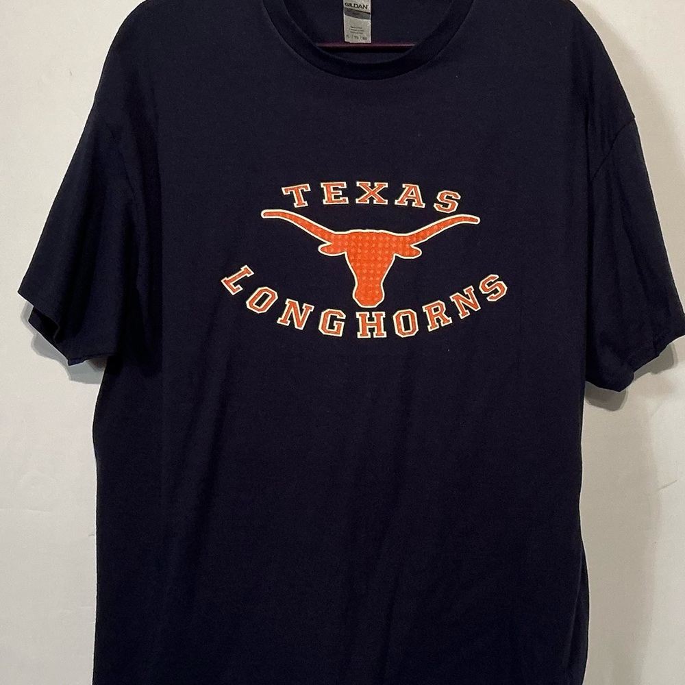 Gildan Navy Blue Texas Longhorns Tee